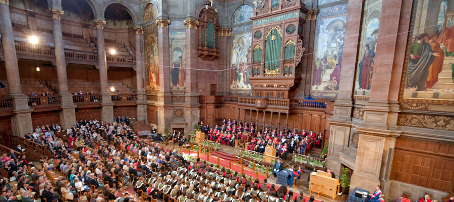 McEwan Hall graduations interior